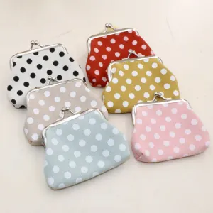 Children's Creative Dot Canvas Tourist Souvenir Purses