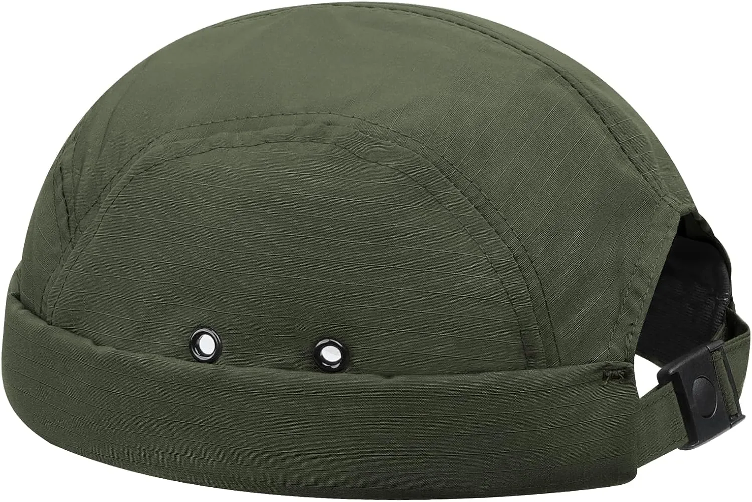 CLAPE Brimless Cap for Men Lightweight Breathable Nylon 5 Panel Docker Cap Waterproof No Visor Worker Rolled Cuff Leon Hat