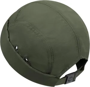 CLAPE Brimless Cap for Men Lightweight Breathable Nylon 5 Panel Docker Cap Waterproof No Visor Worker Rolled Cuff Leon Hat