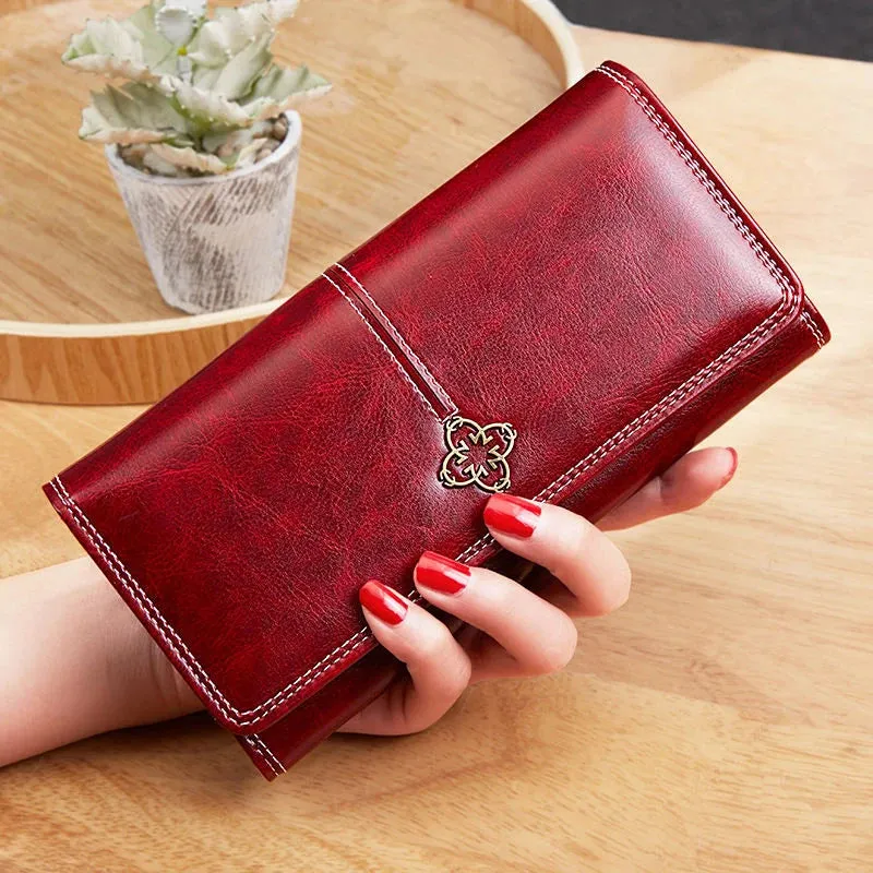Classic Fold Wallet – Multi-Slot PU Leather