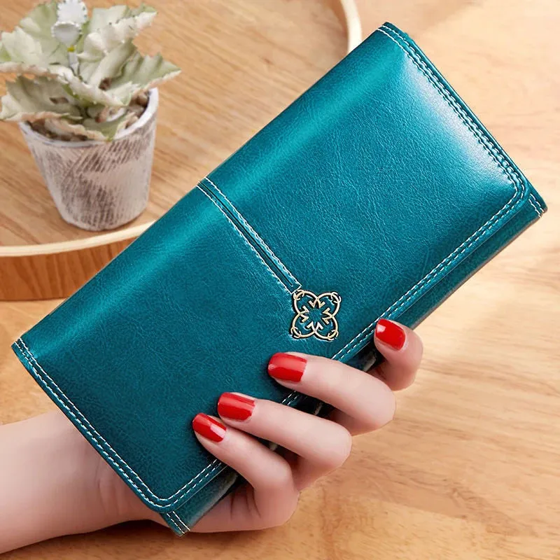 Classic Fold Wallet – Multi-Slot PU Leather