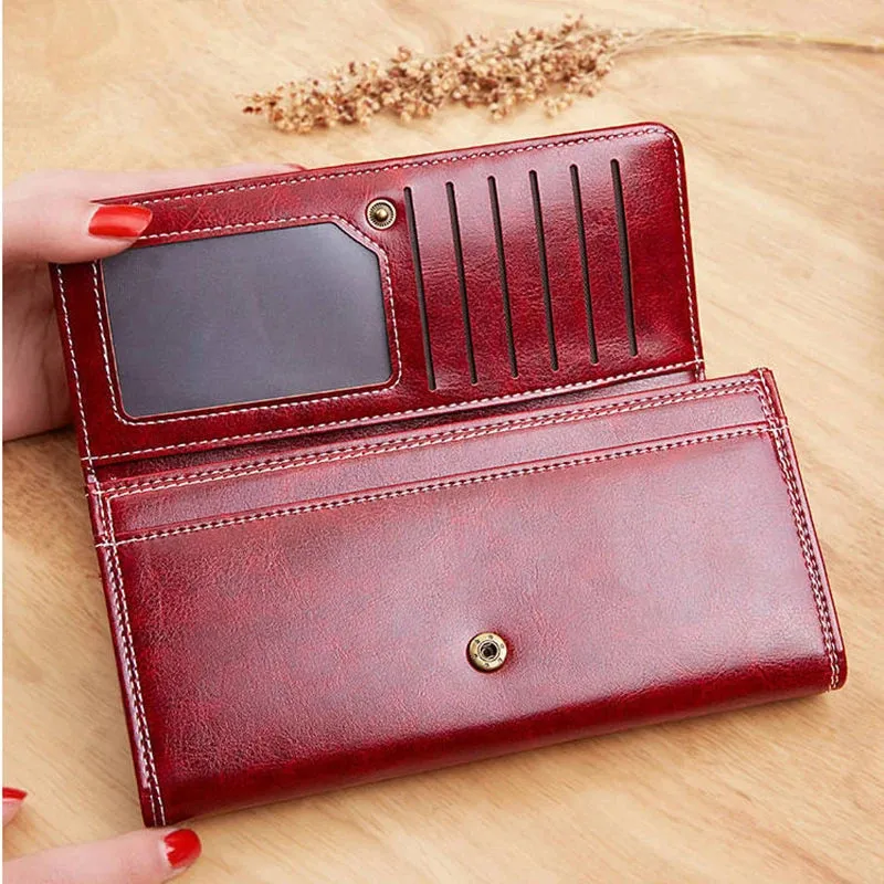 Classic Fold Wallet – Multi-Slot PU Leather