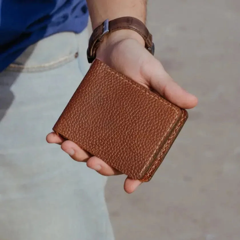Classic Full-Grain Bifold Wallet with Card ID Slot