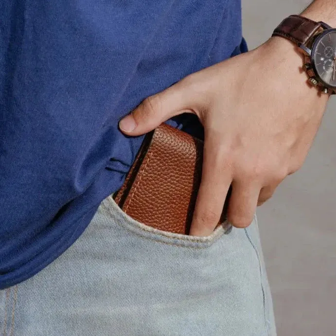 Classic Full-Grain Bifold Wallet with Card ID Slot