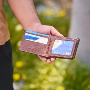 Classic Full-Grain Bifold Wallet with Card ID Slot