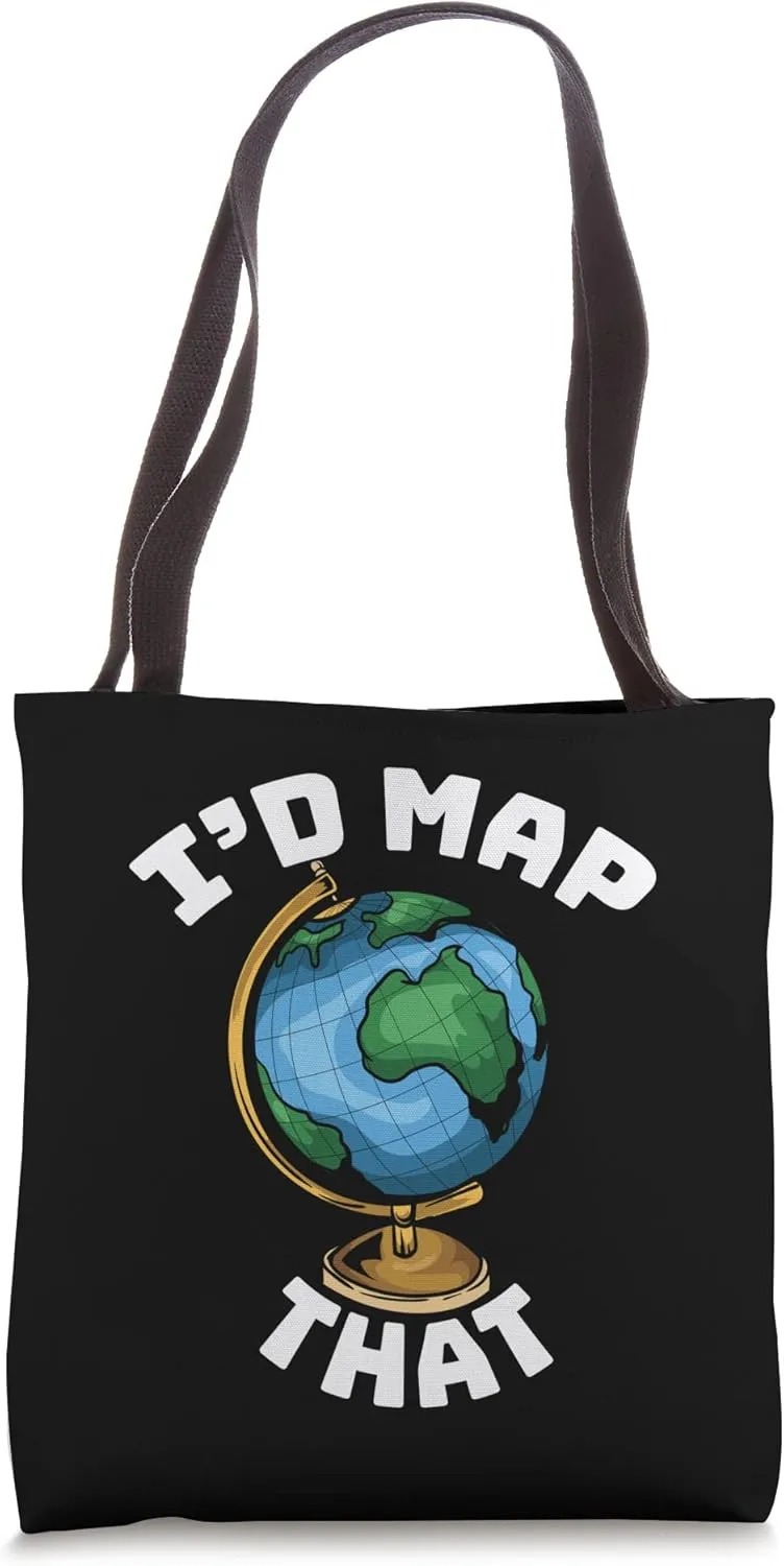 Classic I'd Map That - Topography - Cartography - Geography Tote Bag