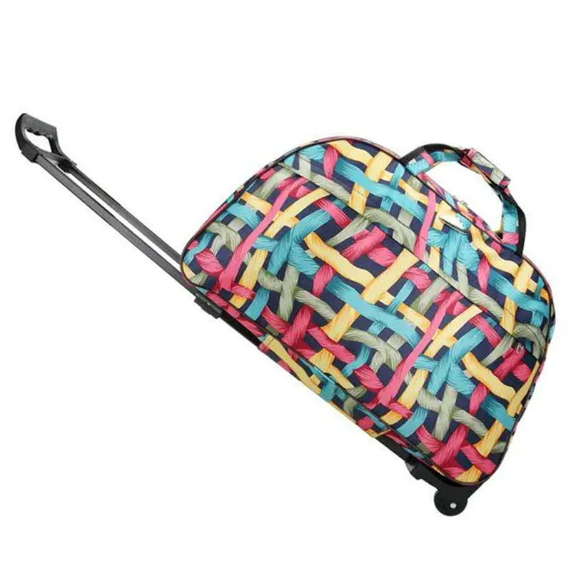 Classy Lightweight Large Capacity Canvas Cute Luggage