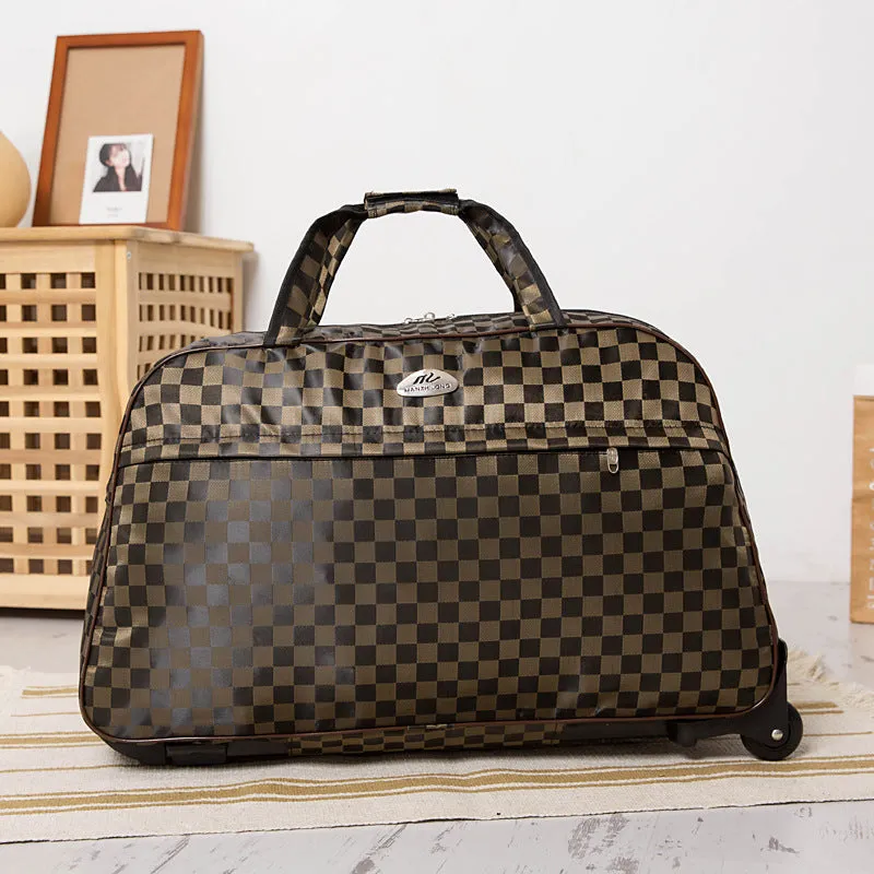 Classy Lightweight Large Capacity Canvas Cute Luggage