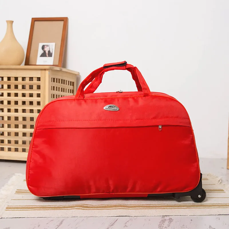 Classy Lightweight Large Capacity Canvas Cute Luggage