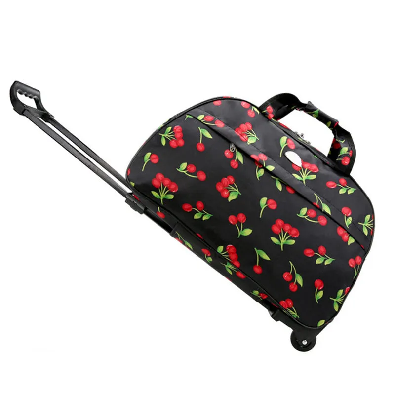 Classy Lightweight Large Capacity Canvas Cute Luggage