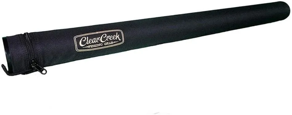 Clear Creek Fly Fishing Rod Tube - 9' - Easy to Carry Complete Protection Storage Case - Interior Divided Organizer and Works with Fresh   Saltwater Rods and Top Brand Name Fishing Rods