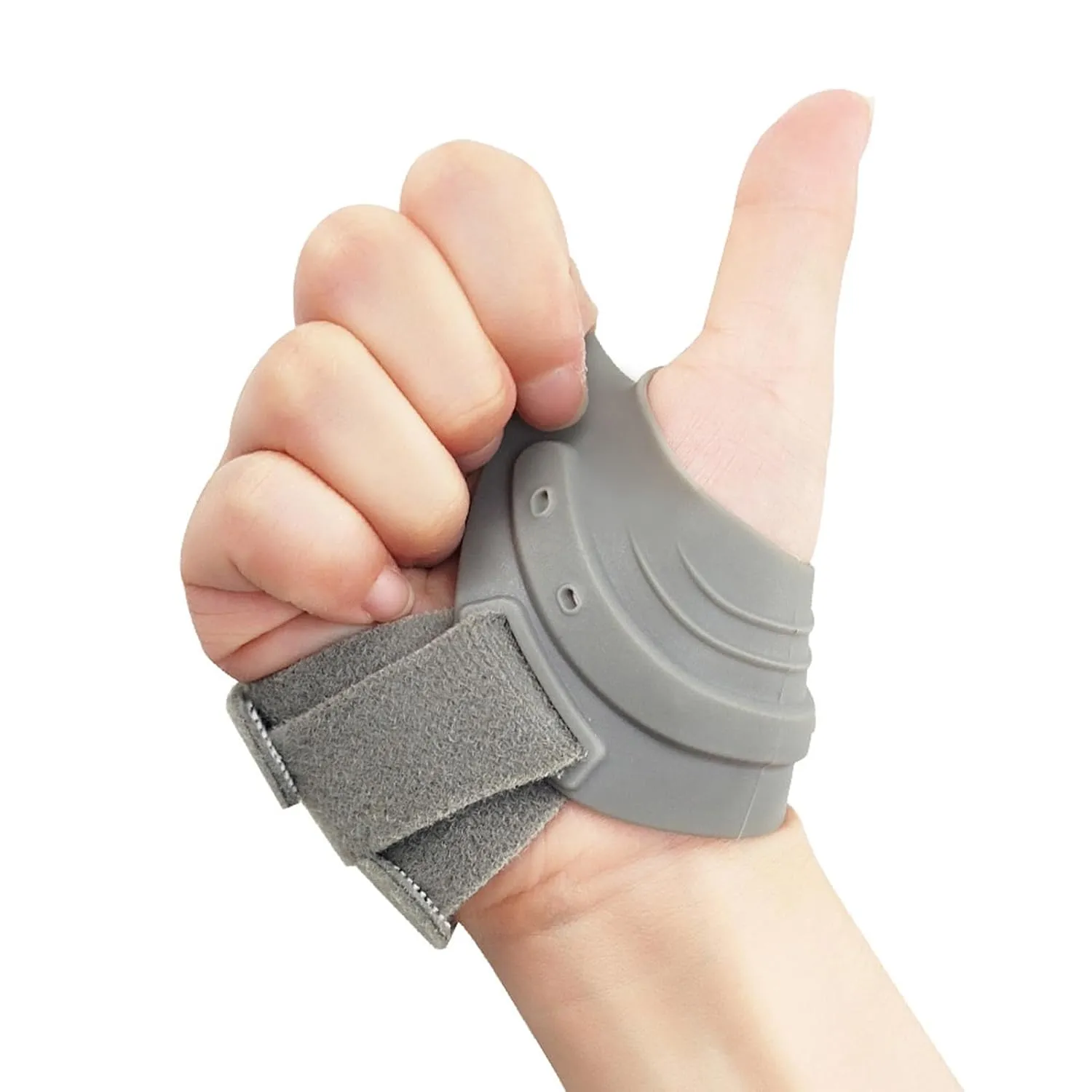CMC Thumb Brace, Breathable Compression Support Right Hand Thumb Stabilizer for Joint Tendonitis (L)