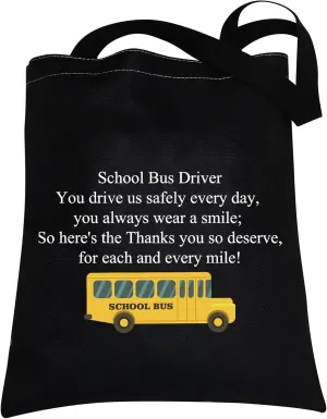 CMNIM Thank You Bus Driver Gifts for Women School Bus Driver Tote Bag Appreciation Gifts for Bus Driver Retirement Gifts
