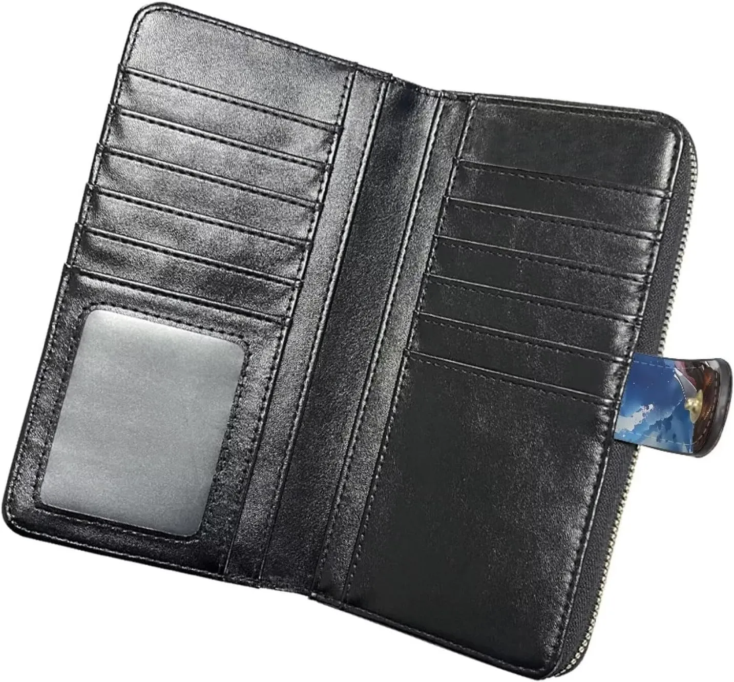 COEQINE Animal Wallet, Cute Chicken Long Leather Money Bag, Handbag With Zipper for Coin Phone, Travel Handbag for Party