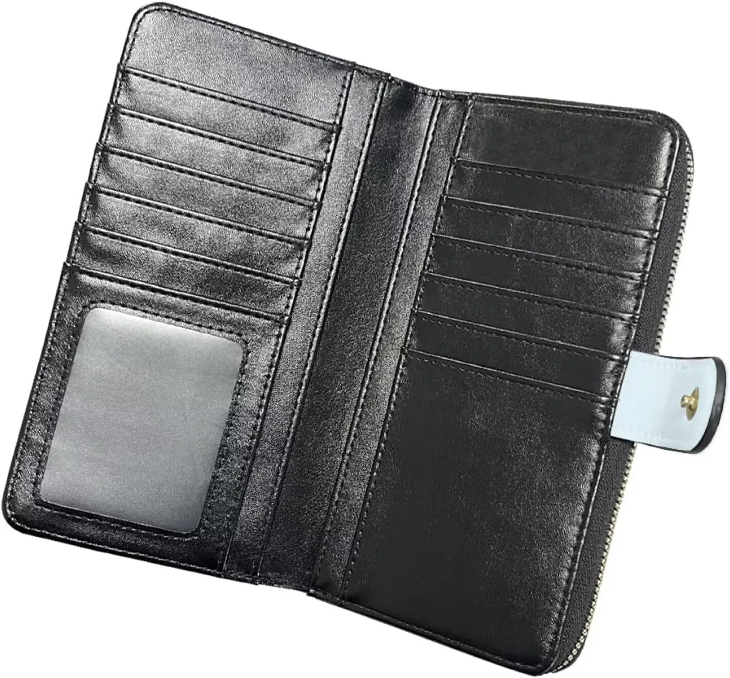COEQINE Animal Wallet, Cute Chicken Long Leather Money Bag, Handbag With Zipper for Coin Phone, Travel Handbag for Party