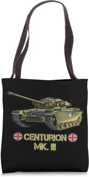 Cold War British Centurion Mk 3 Main Battle Tank Tote Bag