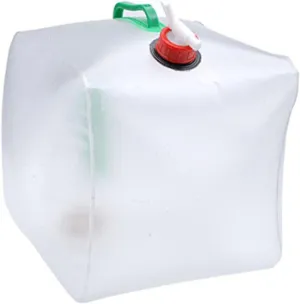 Collapsible Water Storage Tank 20l Water Carrier Bag Sturdy Handle for Camping Hiking