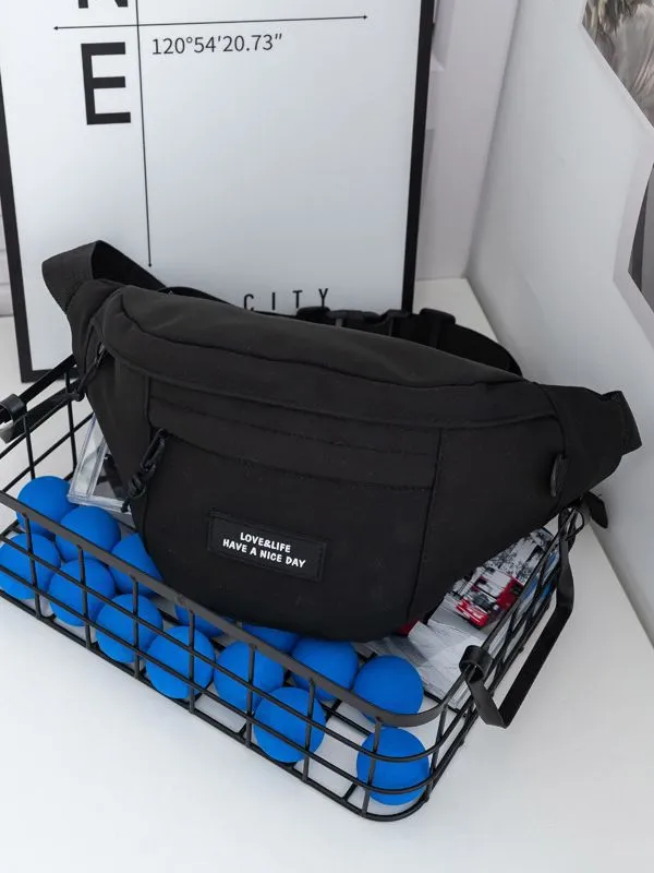 Comfortable Men's Work Clothes Fashion Female Men's Chest Bags