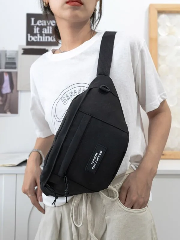 Comfortable Men's Work Clothes Fashion Female Men's Chest Bags