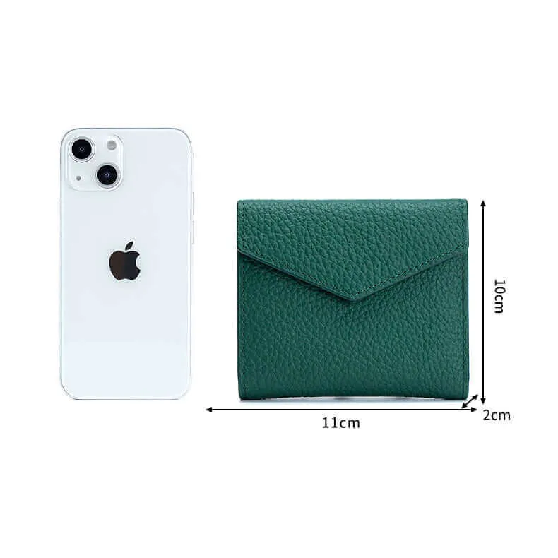 Compact Leather Envelope Wallet for Women NZ