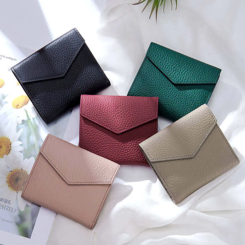 Compact Leather Envelope Wallet for Women NZ