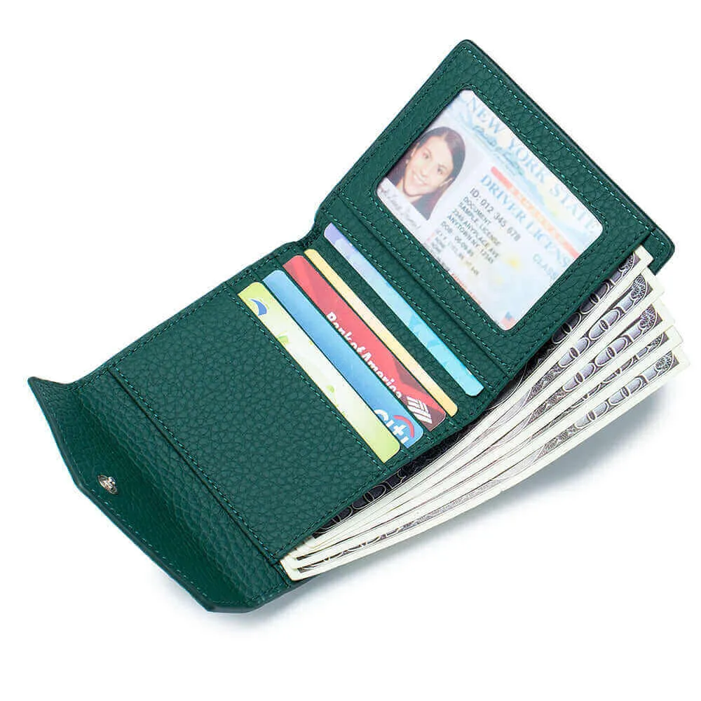 Compact Leather Envelope Wallet for Women NZ