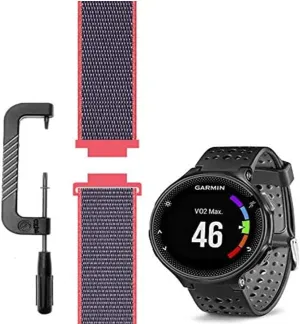 Compatible with Garmin Forerunner 235 Band Replacement Sport Mesh Strap Also for Forerunner 735XT watch band Nylon Weave Watchband