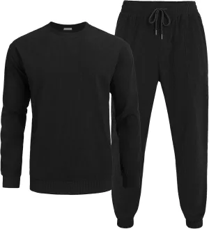COOFANDY Men's Tracksuit 2 Piece Sweatsuit Set Long Sleeve Pullover Athletic Suit For Sports Casual Fitness Jogging