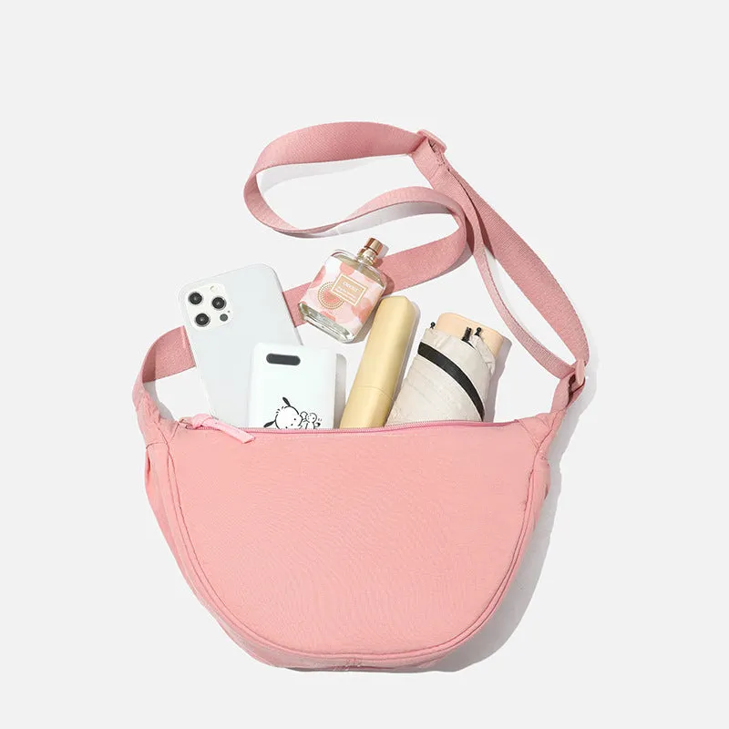 Cool Women's Fashionable Dumpling Nylon Lightweight Crossbody Bags