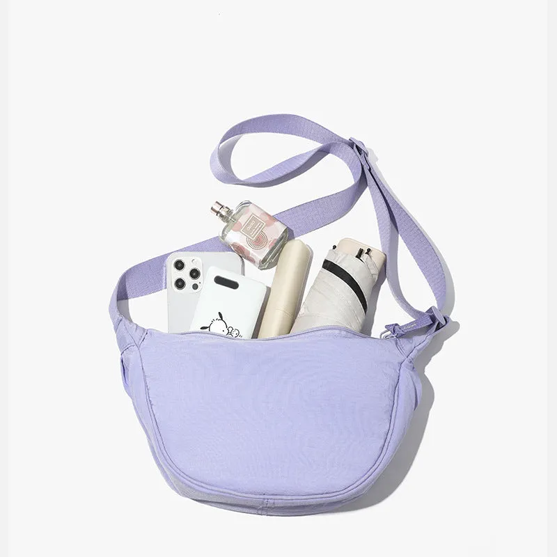 Cool Women's Fashionable Dumpling Nylon Lightweight Crossbody Bags
