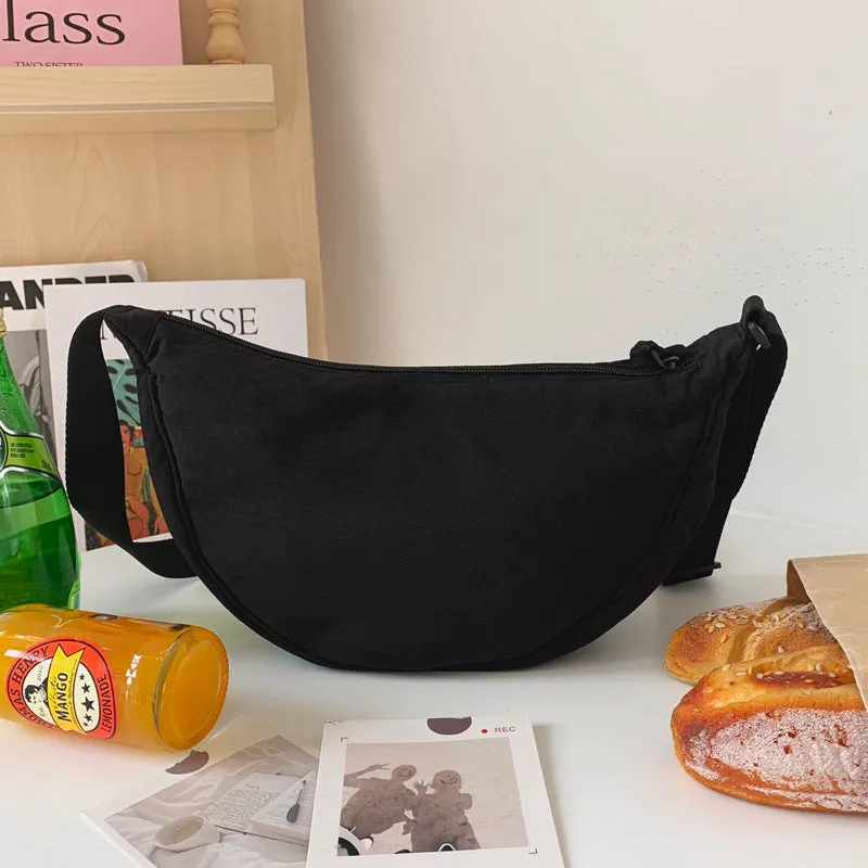 Cool Women's Fashionable Dumpling Nylon Lightweight Crossbody Bags