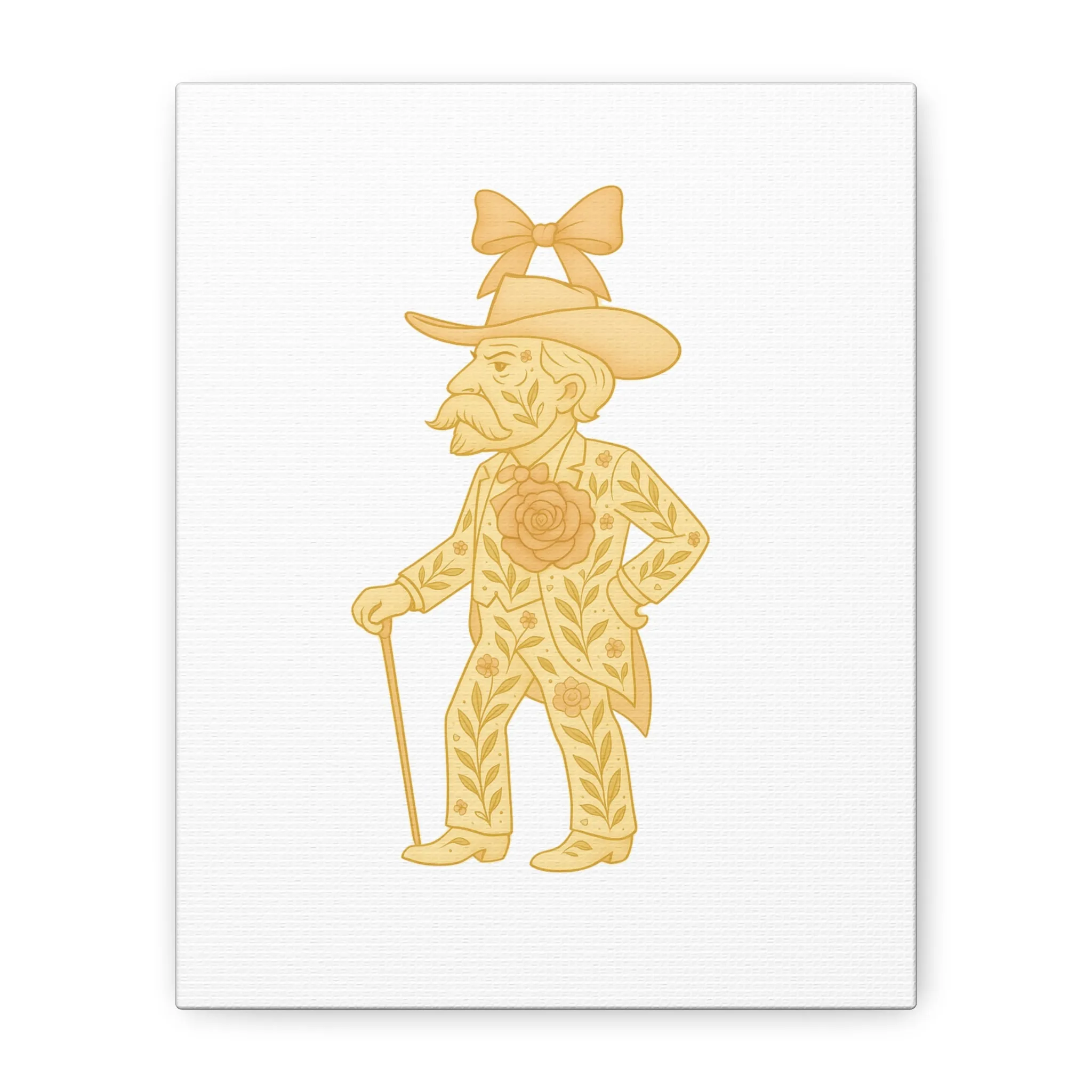 Coquette Colonel Rebel Canvas Wall Art