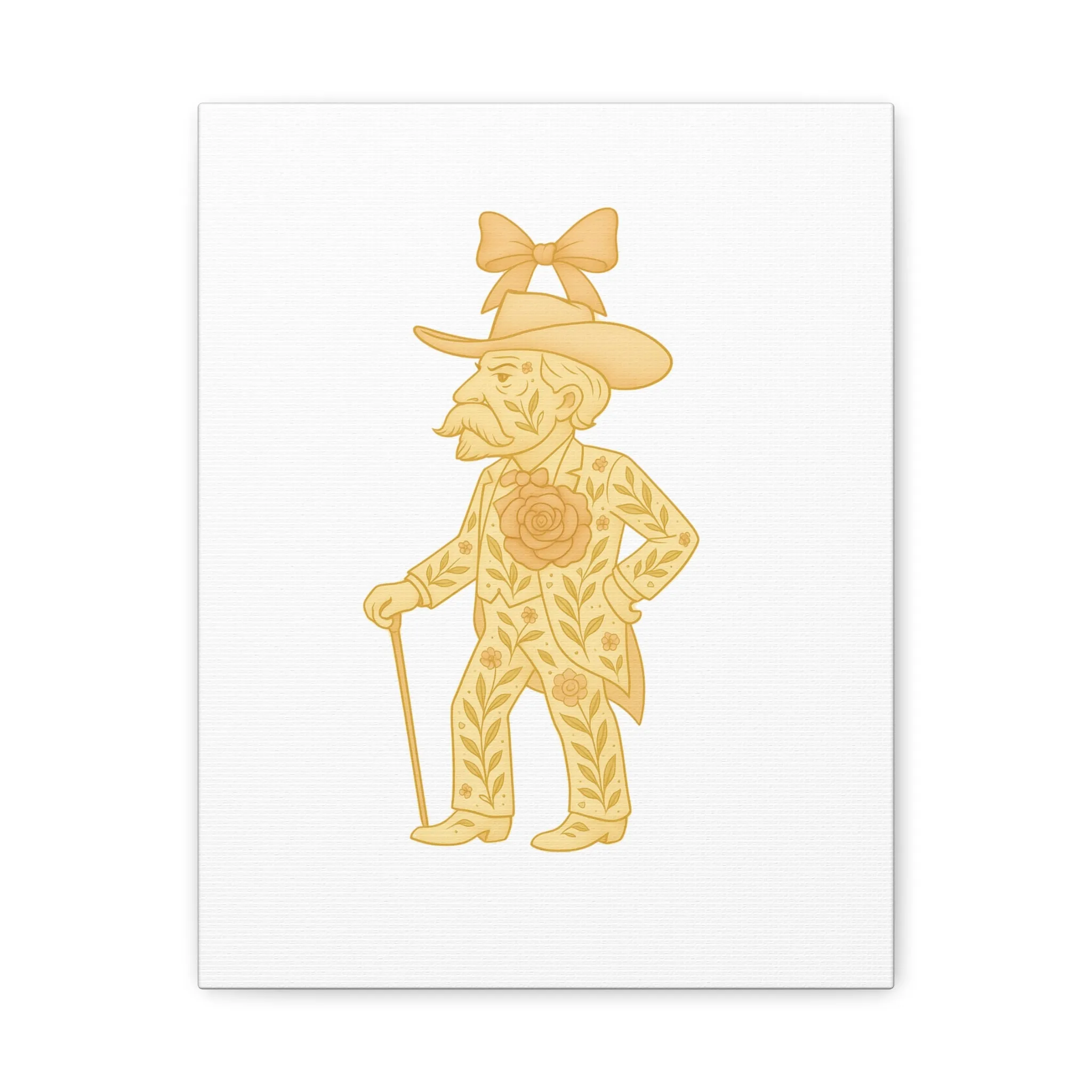 Coquette Colonel Rebel Canvas Wall Art