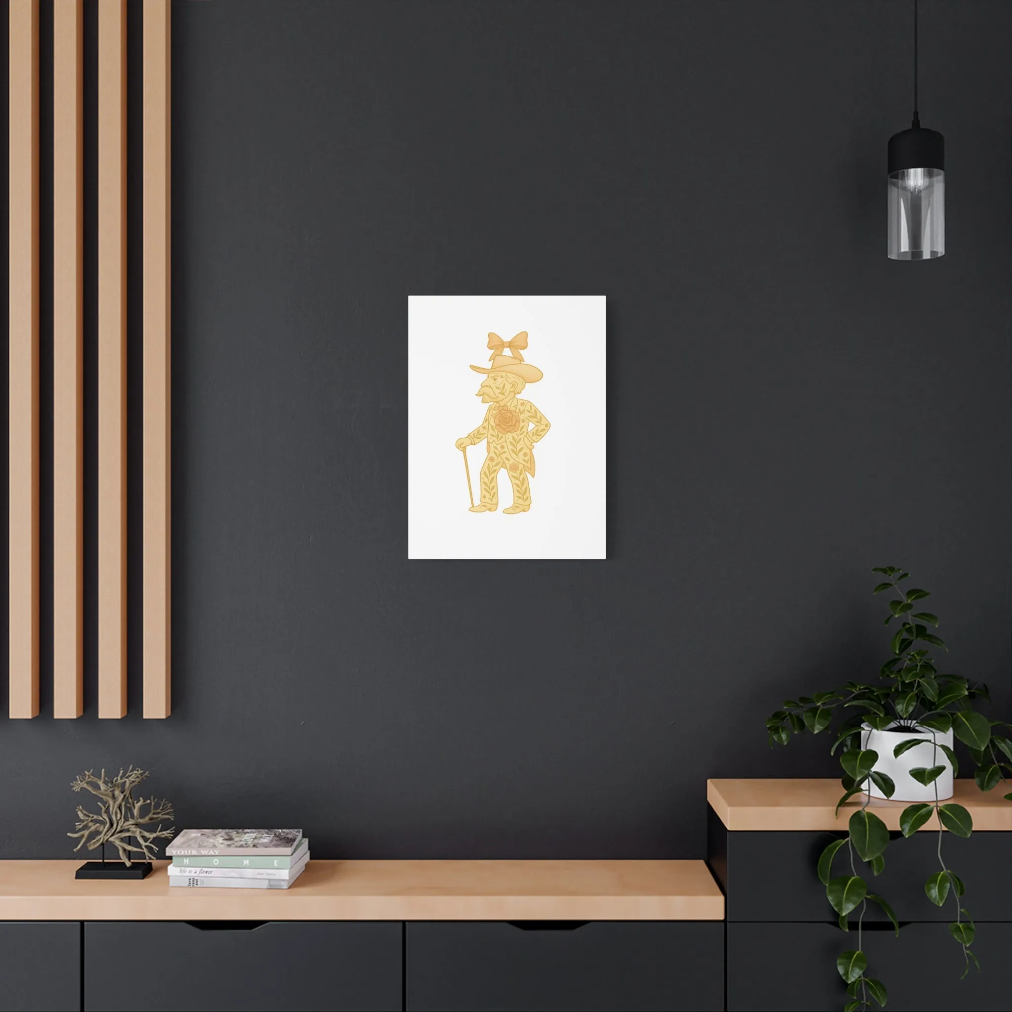 Coquette Colonel Rebel Canvas Wall Art