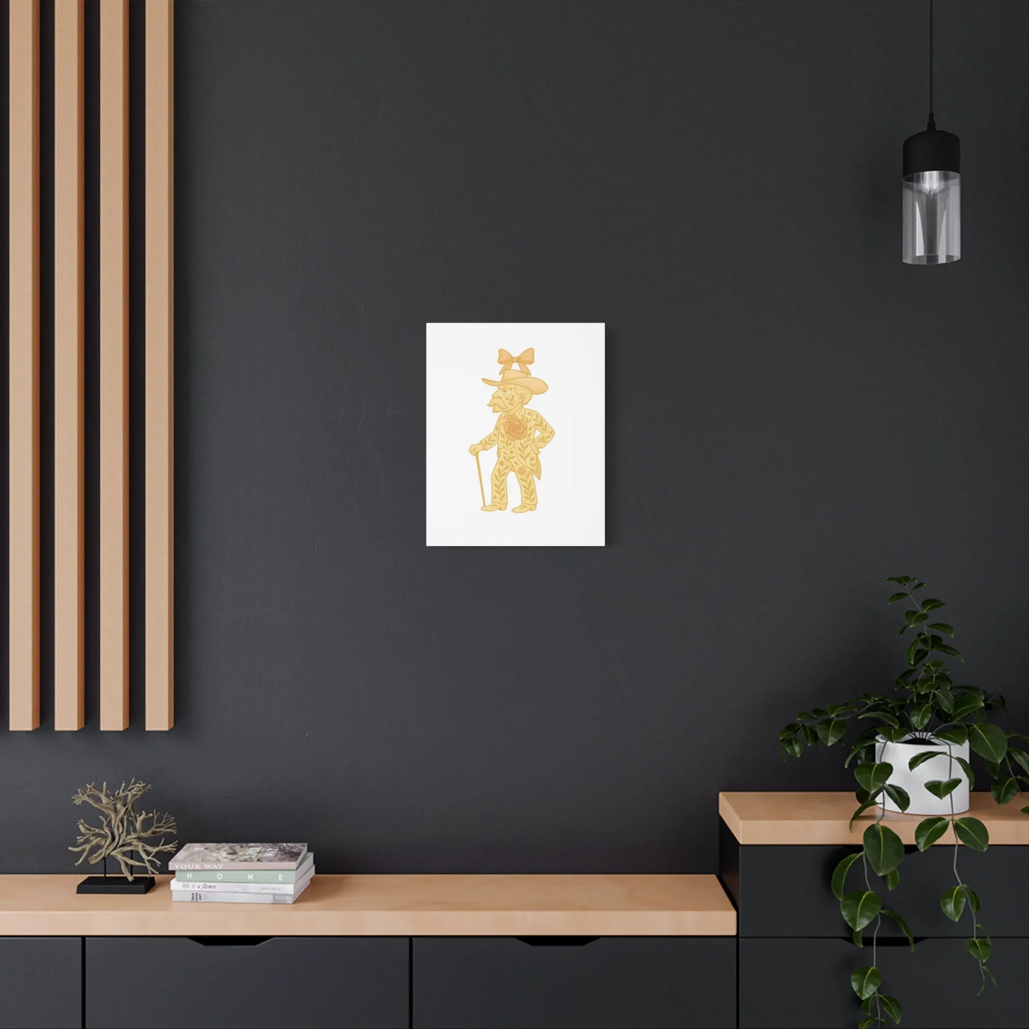 Coquette Colonel Rebel Canvas Wall Art