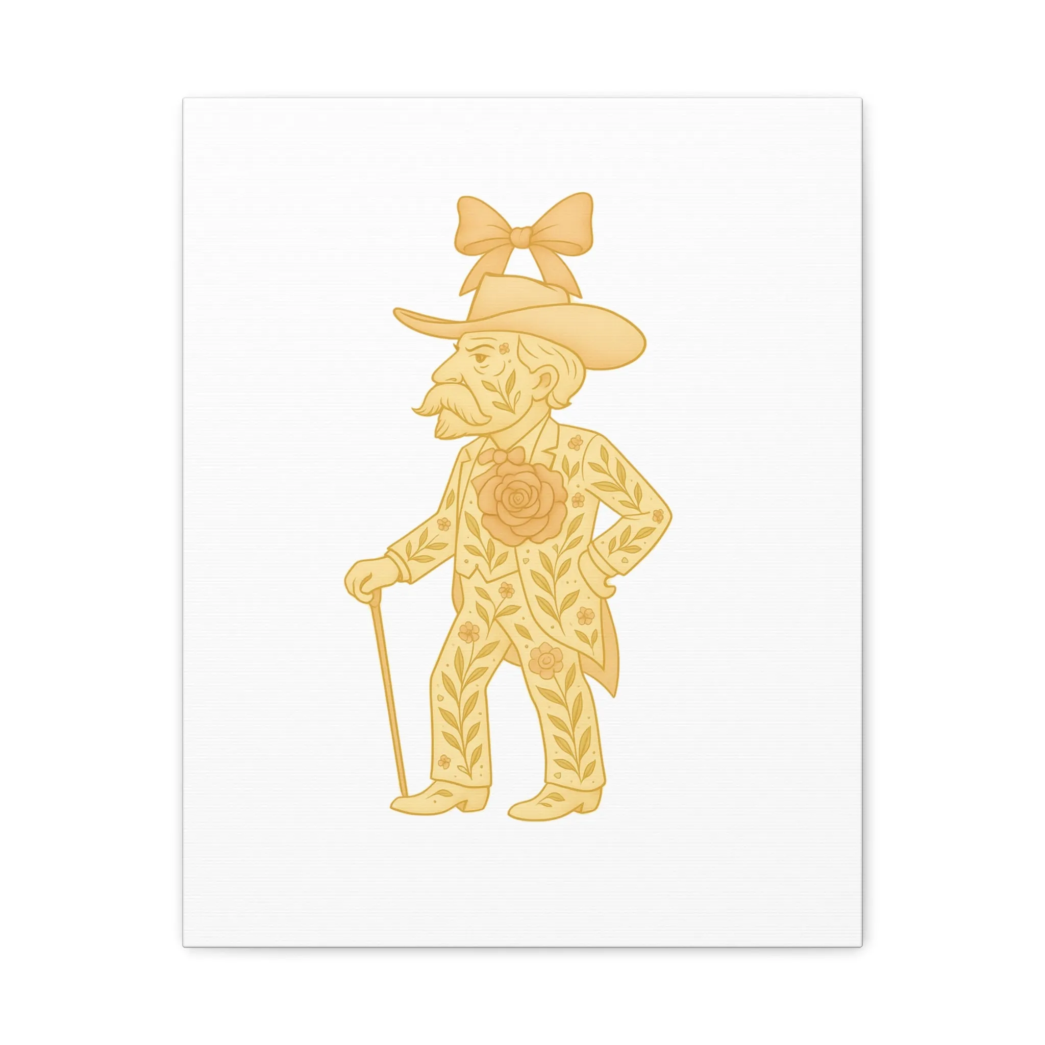 Coquette Colonel Rebel Canvas Wall Art