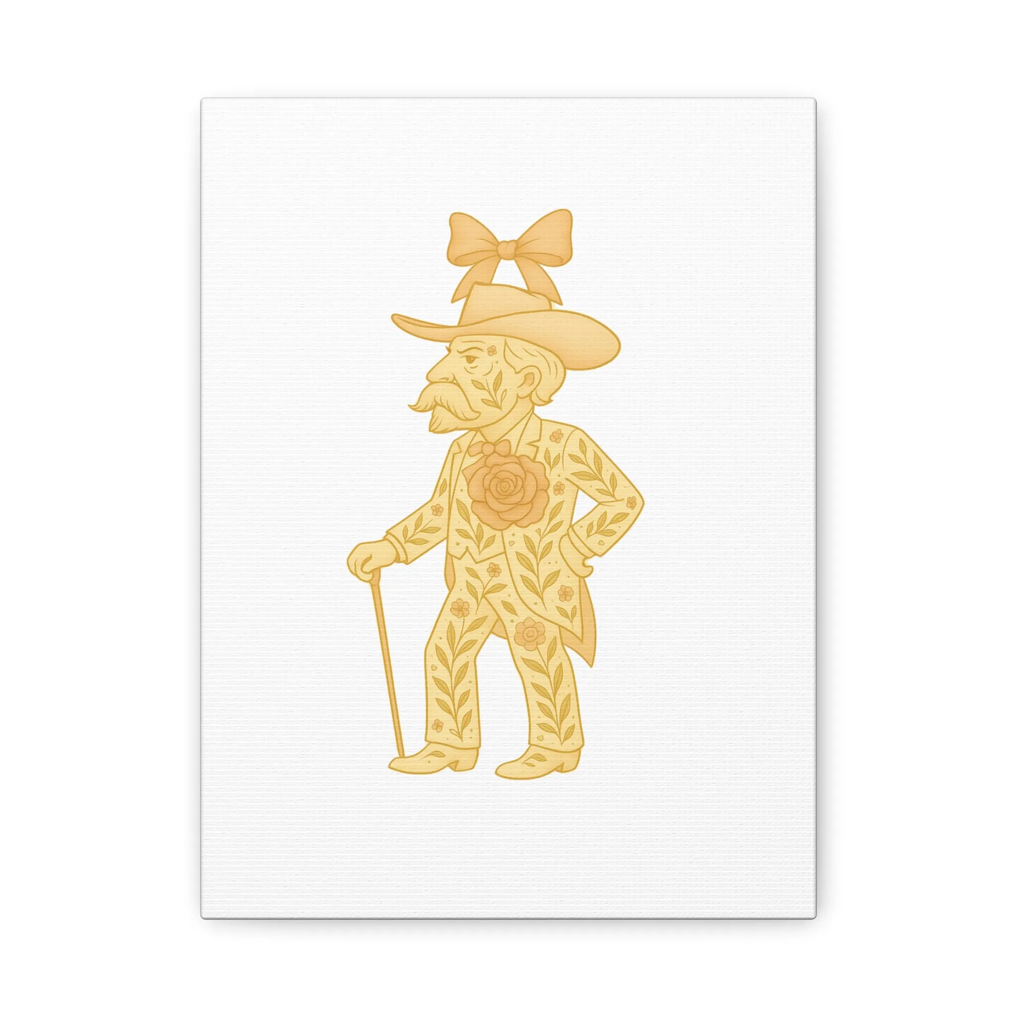 Coquette Colonel Rebel Canvas Wall Art