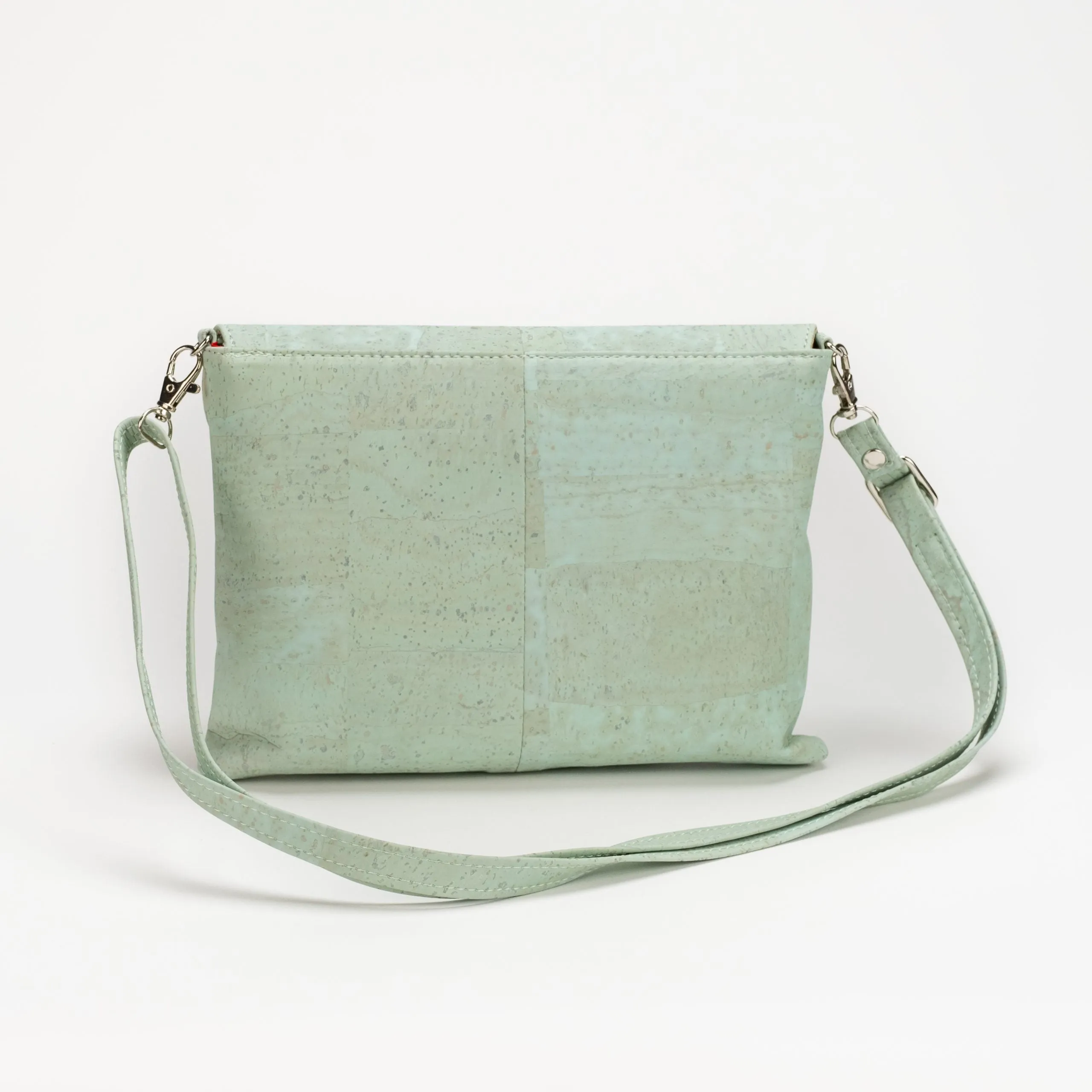 Cork Crossbody Bag - Caribbean Green