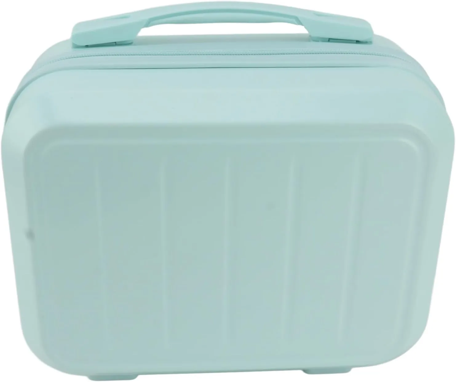 Cosmetic Bag, Delicate and Portable ABS Cosmetic Bag for Home (Greenish Blue)