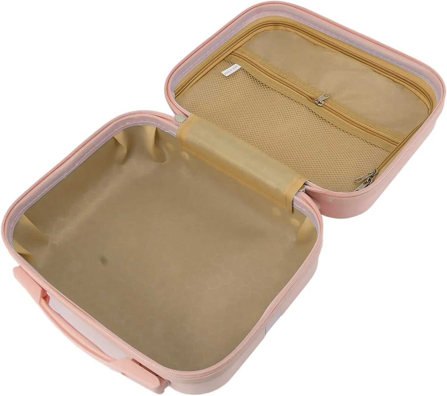 Cosmetic Bag, Delicate and Portable ABS Cosmetic Bag for Home (Roseate)