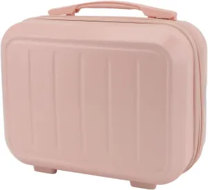 Cosmetic Bag, Delicate and Portable ABS Cosmetic Bag for Home (Roseate)