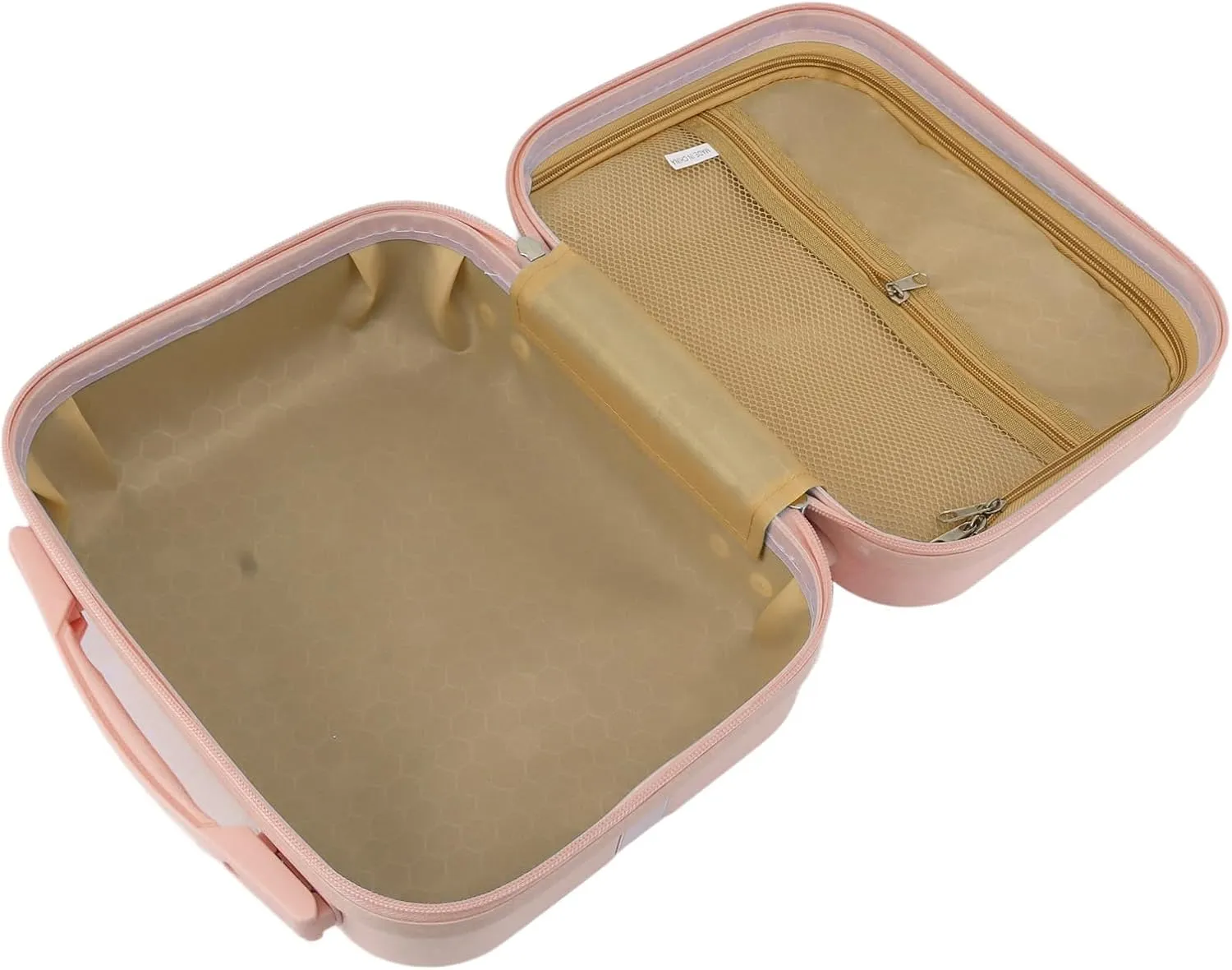 Cosmetic Bag, Delicate and Portable ABS Cosmetic Bag for Home (Roseate)