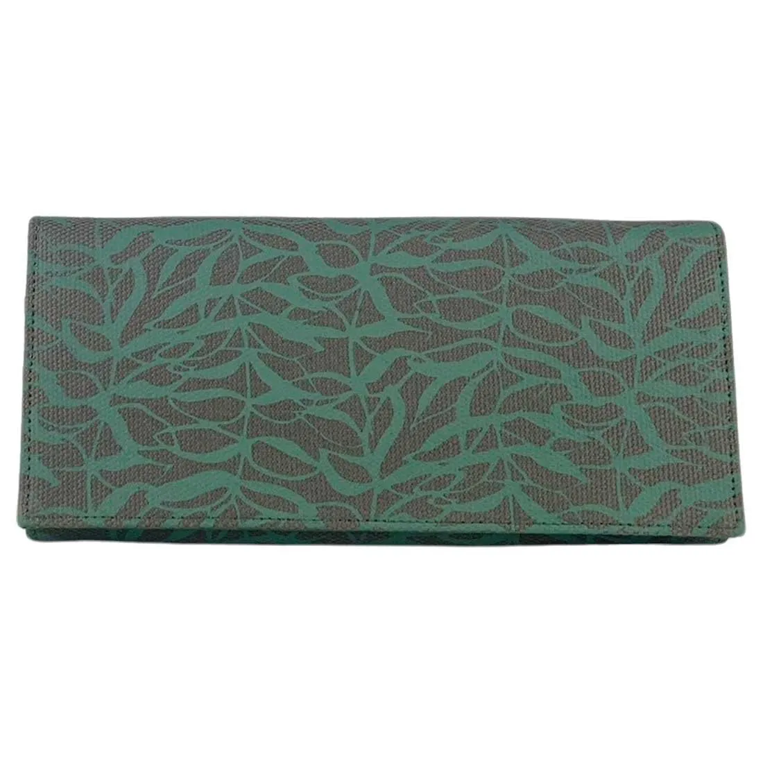 Cotton Canvas Long Wallet - Botanical Prints