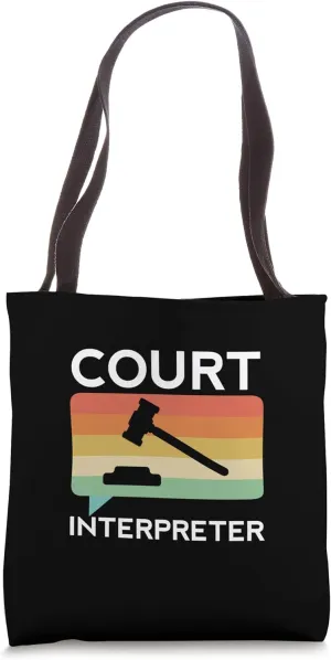 Court Interpreter Language Translation Student Oral Medical Tote Bag