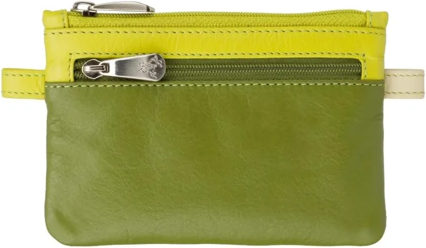 CP2 Cora Multi Colored Coin Purse Mini Wallet (Lime Multi)