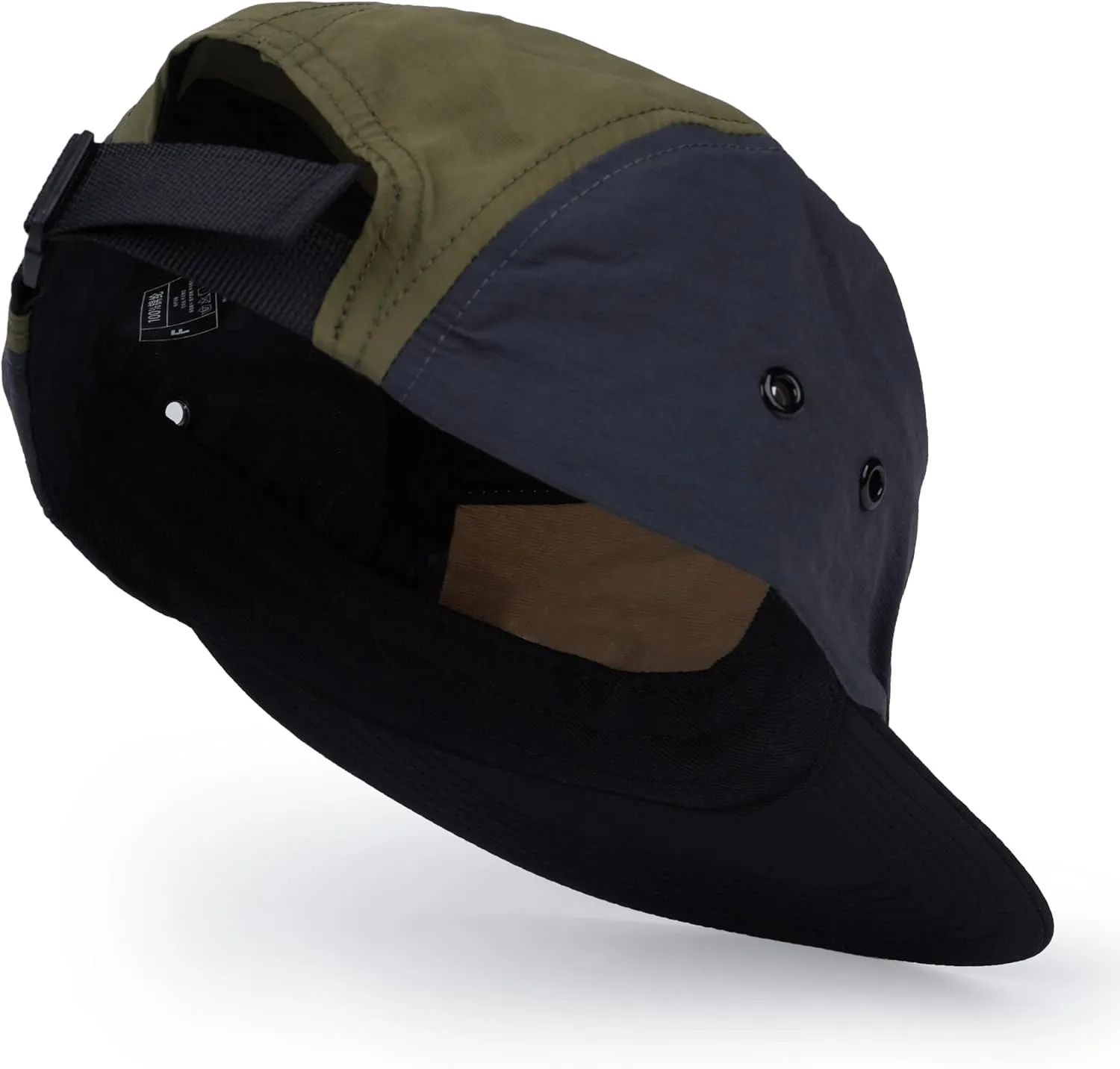 Croogo Men's 5 Panel Multi Color Baseball Cap UPF 50  Outdoor Trucker Hats Nylon Lightweight Golf Sports Cap Visor Hiphop Cap