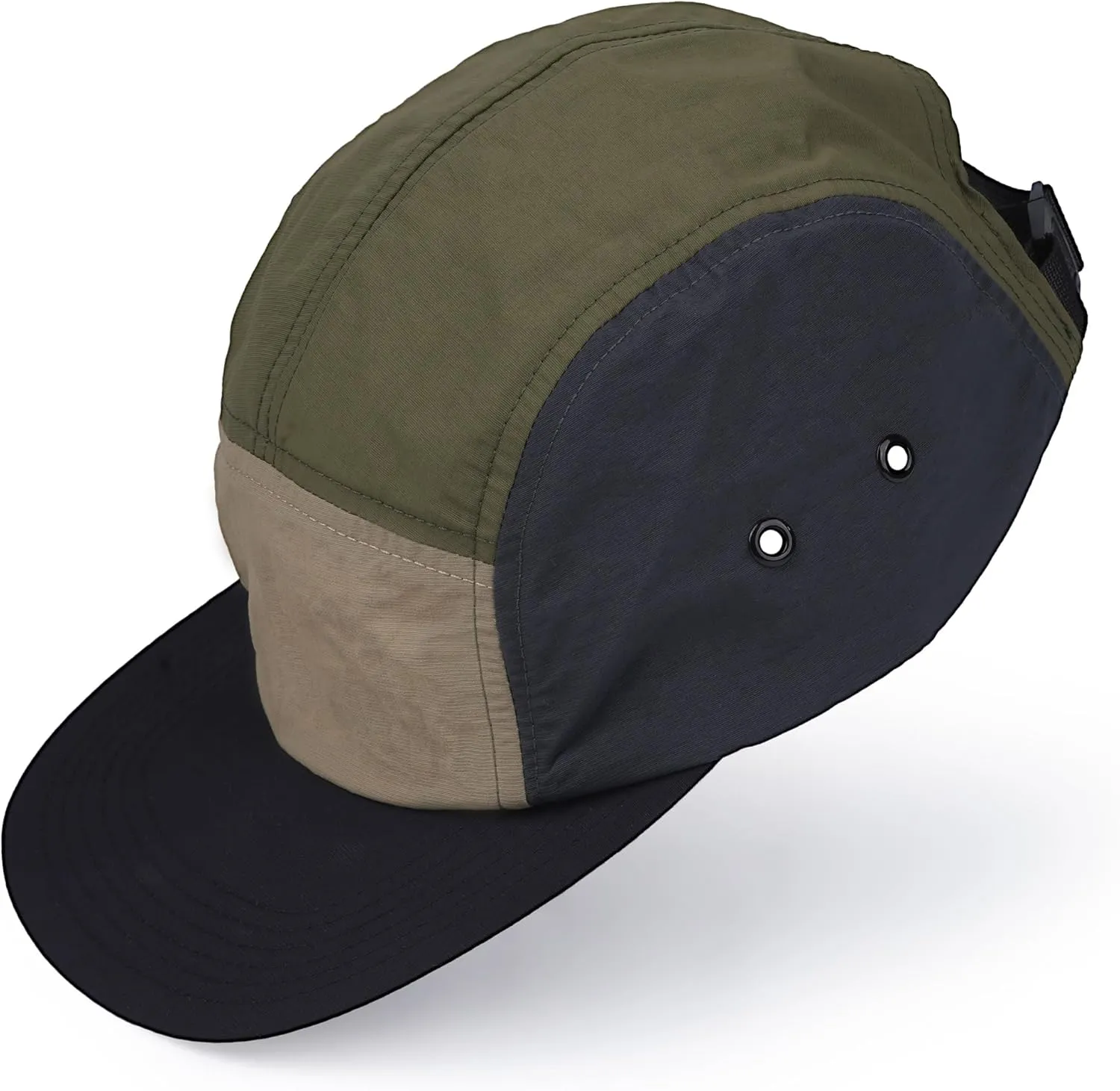 Croogo Men's 5 Panel Multi Color Baseball Cap UPF 50  Outdoor Trucker Hats Nylon Lightweight Golf Sports Cap Visor Hiphop Cap