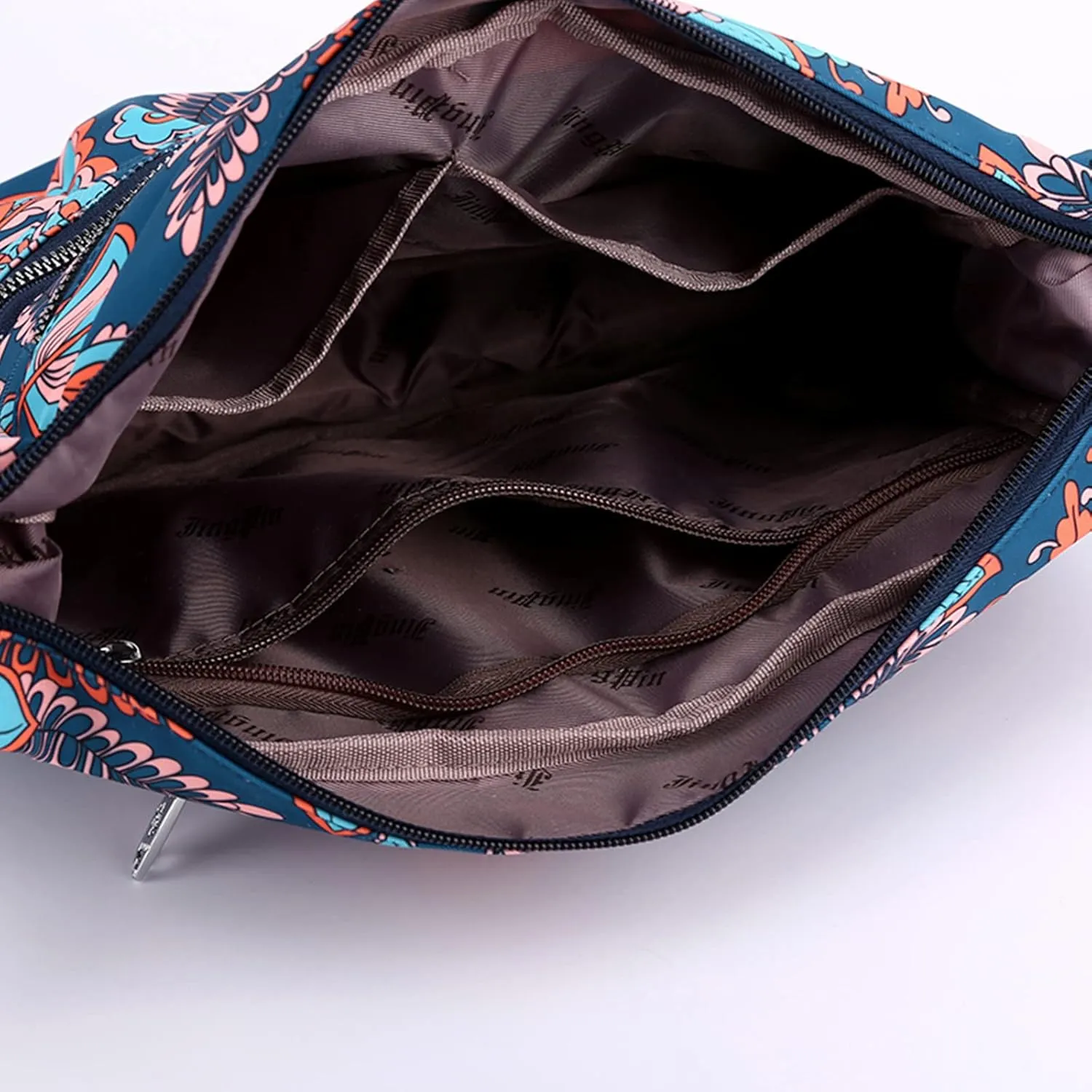 Crossbody Bags for Women Multiple Pockets Shoulder Handbag Casual Nylon Lightweight Purse