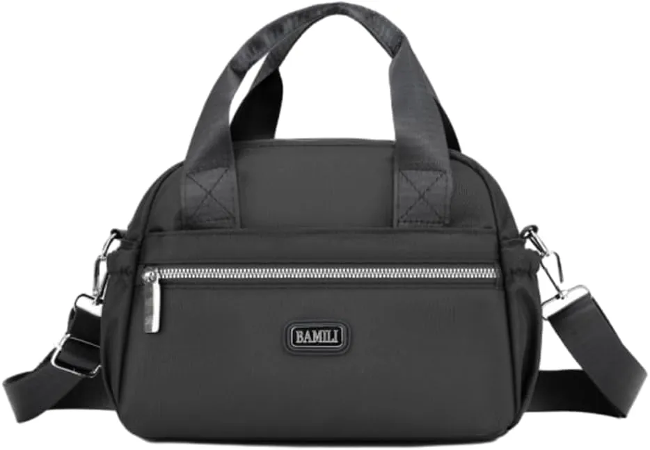 Crossbody Bags for Women Nylon Waterproof Lightweight Shoulder Bag,Top Handle Satchel Handbag for Travel Work