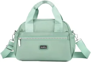 Crossbody Bags for Women Nylon Waterproof Lightweight Shoulder Bag,Top Handle Satchel Handbag for Travel Work
